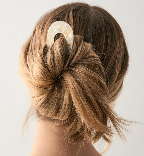 Ivory Clasp Hair Clip