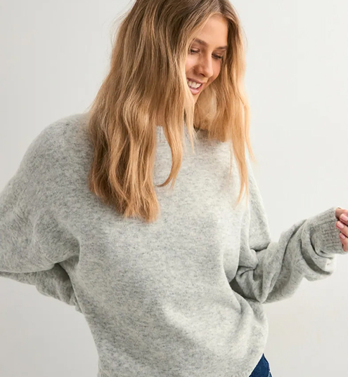 Ash Wool Crew Sweater